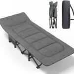 ATORPOK Camping Cot for Adults with Cushion and Pillow